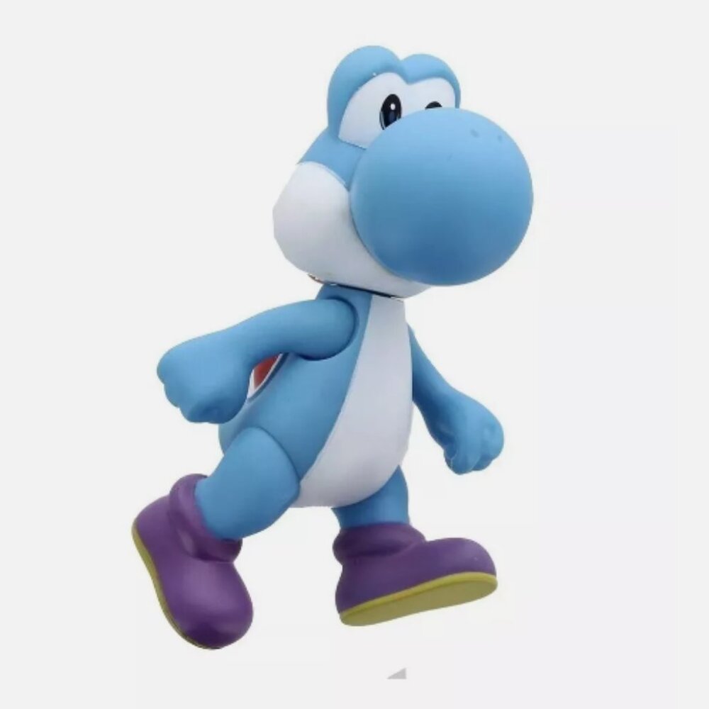 Super Mario Brothers PVC 5’’ Figure Blue Yoshi